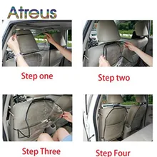 Новое автомобильное сиденье задняя защита для ребенка чехол Анти Удар коврик для Toyota Avensis c-hr RAV4 Kia Rio Honda civic hyundai tucson