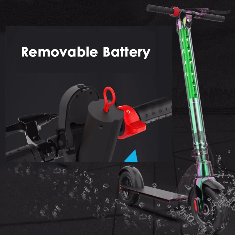 Cheap 8.5inch 250W Removable Battery Folding Electric Scooter Lithium Battery Aluminum Alloy Waterproof Electric Scooter Hoverboar 0 Cheap 8.5inch 250W Removable Battery Folding Electric Scooter Lithium Battery Aluminum Alloy Waterproof Electric Scooter Hoverboar 0