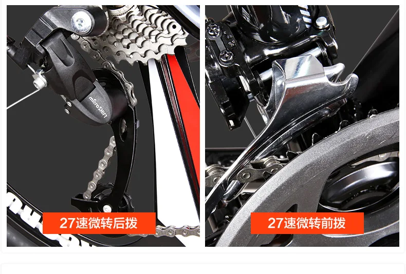 Flash Deal New Brand Aluminum alloy frame 27 speed disc brake one piece wheel mountain bike outdoor downhill bicicleta MTB Quality bicycle 19 Flash Deal New Brand Aluminum alloy frame 27 speed disc brake one piece wheel mountain bike outdoor downhill bicicleta MTB Quality bicycle 19