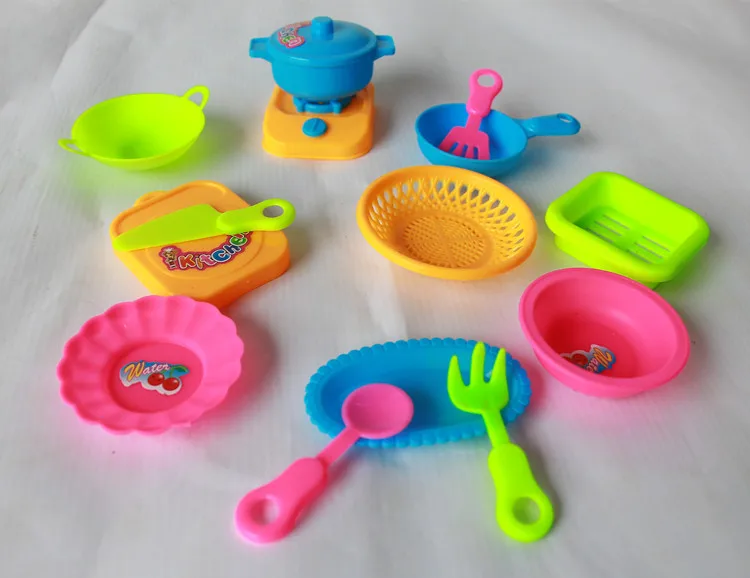 Детская мини Кухня посуда пот Пан Дети Притворяться Кук Play игрушки Моделирование Кухня посуда игрушки набор детей подарок
