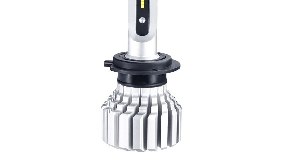 AcooSun H4 H7 светодиодная лампа для автомобильных фар без вентилятора H11 9006 9005 10000лм H15 12 В 72 Вт luces Led para auto H1 bombillas Led Canbus лампа