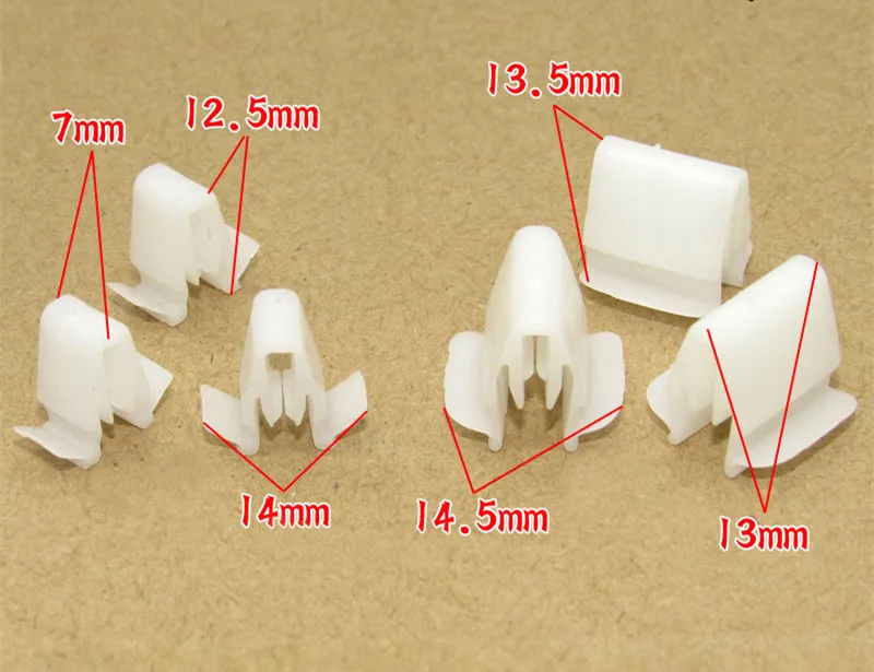 

Fit for 10PCS Trunk tailgate door trim panel plastic fasteners suitable for Toyota Highlander Overbearing RAV4