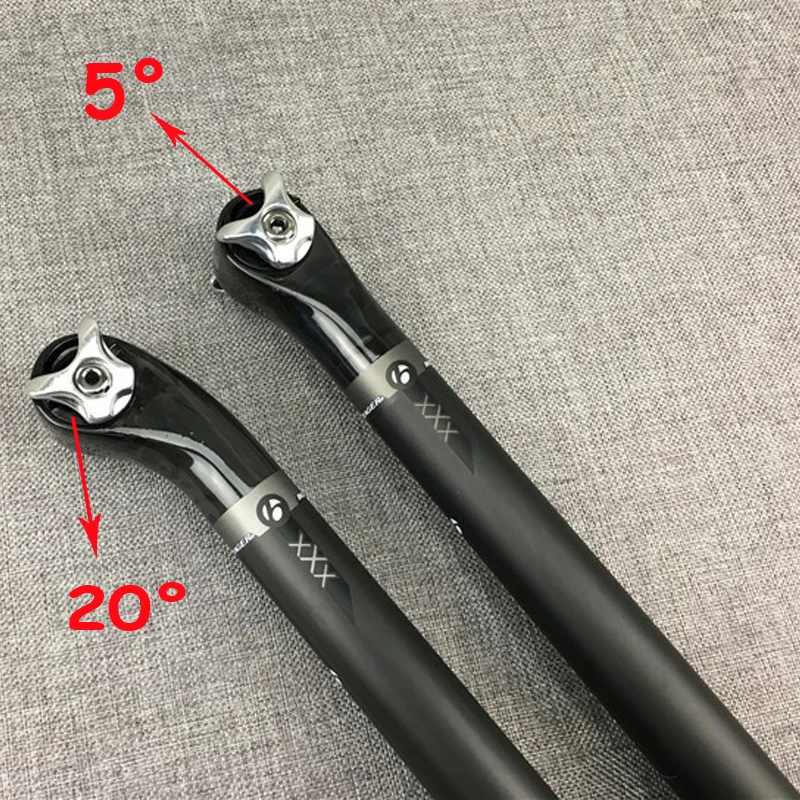 

New Arrivals XXX Mountain Bicycle Carbon Seat post Road Carbon Fibre Bike Seatposts MTB Parts seat tube 27.2/30.8/31.6* 400mm