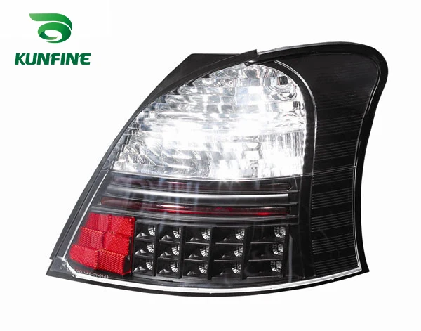 

Pair Of Car Tail Light Assembly For TOYOTA yaris red and smoke LED Brake Light With Turning Signal Light