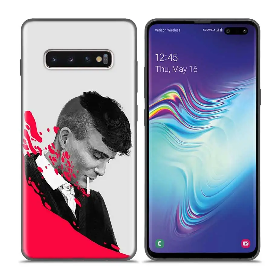 Чехол Capas Coque для samsung Galaxy S10 S9 S8 Plus 5G A30 A50 A70 A40 A20 Note 8 9 10 крышка туши Peaky bliners Man - Цвет: AS-005