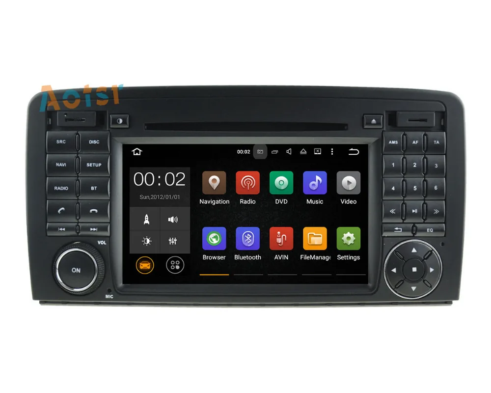 Perfect Android7.1 GPS Navigation Car Radio NoDVD Player Stereo For MERCEDES-BENZ M-klasse (W164) 2005-2011; GL-Klasse (X164) 2006-2012 1