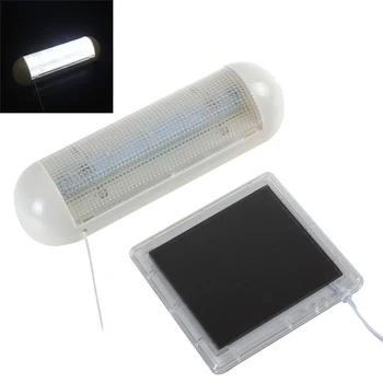 

Indoor Solar Powered 5 Ultra Bright white LED Light Garage Wall Lamp
