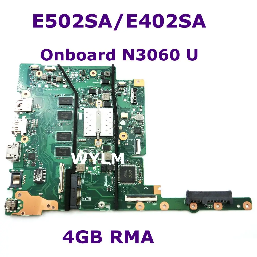 

E502SA With N3060 CPU 4GB RAM Mainboard For ASUS E502SA E502S E402SA laptop motherboard 100% Tested Working Well free shipping