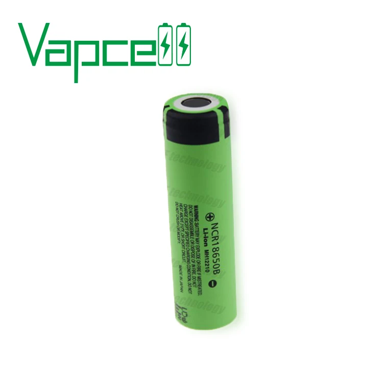 

Free shipping Vapcell 18650B 18650 battery 3400mAh with batteries button top for flashlight