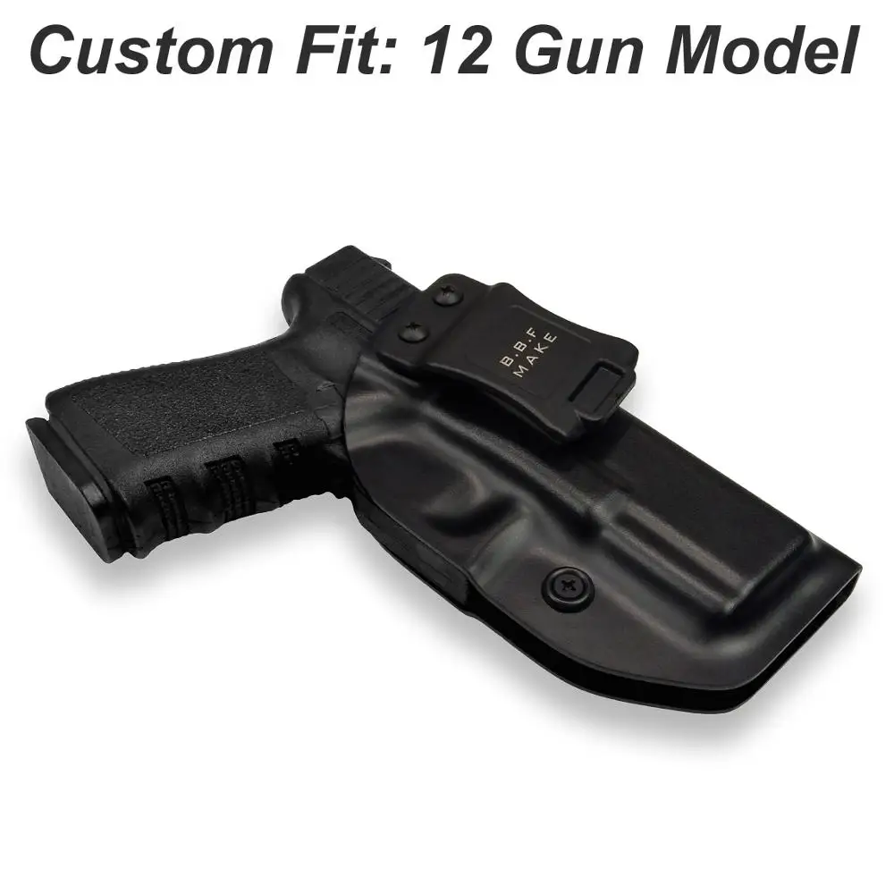 IWB тактическая кобура для пистолета Glock 19 17 25 26 27 28 22 23 31, 32, 33, 43 Внутри Скрытого Ношения пояс пистолет чехол с зажимом для крепления к поясному ремню