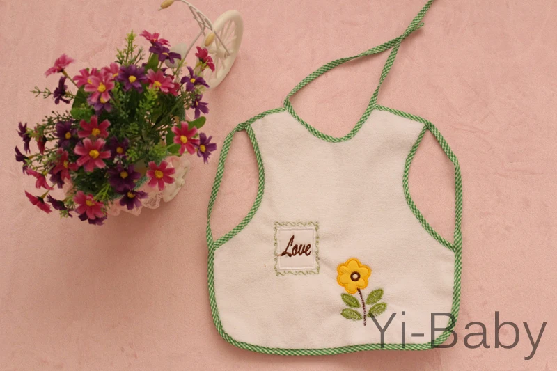 

12PCS/Set YB0019 Flower Infant saliva towels Baby bib Baby waterproof bib Burp Cloths Free shipping