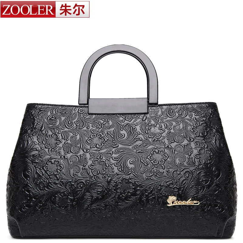 

ZOOLER bags handbags women famous brands women leather bag middle-aged elegant top handle handbag Vintage bolsa feminina HOT