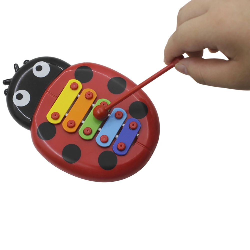Музыкальные игрушки перкуссия инструменты Группа индикатор ритма для детей в том числе Тамбурин деревянный Guiro Glockenspiel рейнстик колокольчики