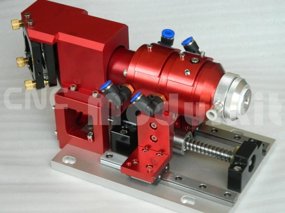 CO2 Лазерная режущая головка Авто двойным фокусом бифокальный цифровой термометр резка металла CO2 лазерная головка 500 Вт высокой мощности Мощность эксклюзивный Модульный Набор cnc