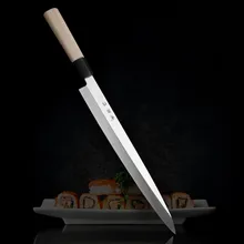 Высокое качество 5Cr15 ножи из нержавеющей стали для резки лосося, рыбы, сашими, суши, говядины, нож ивы, японский стиль, нож для приготовления пищи