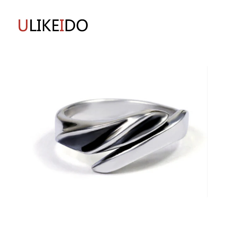 

100% Pure 925 Sterling Silver Jewelry Rings Opening Vintage Men Signet Ring For Women Fine Gift R1003