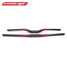 spcial Ullicyc green mountain handlebar flat bar rise bar RED bar size 600-740mm bike parts carbon parts cycling accessories