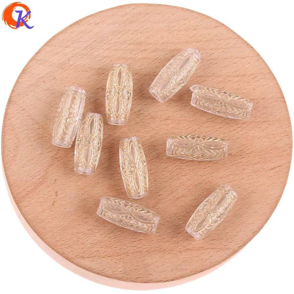 Cordial Design 9x21mm 570pcs Jewelry Accessories/Clear With Antique Beads/Oval Shape/Acrylic Beads For Japanese Making | Украшения и