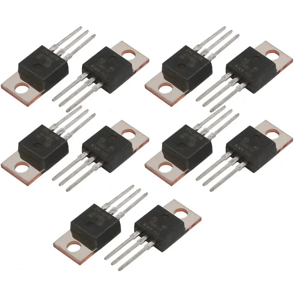 10pcs New L7806CV L7806 LM7806 ST TO 220 Voltage Regulator 6V 1.5A A+ ...
