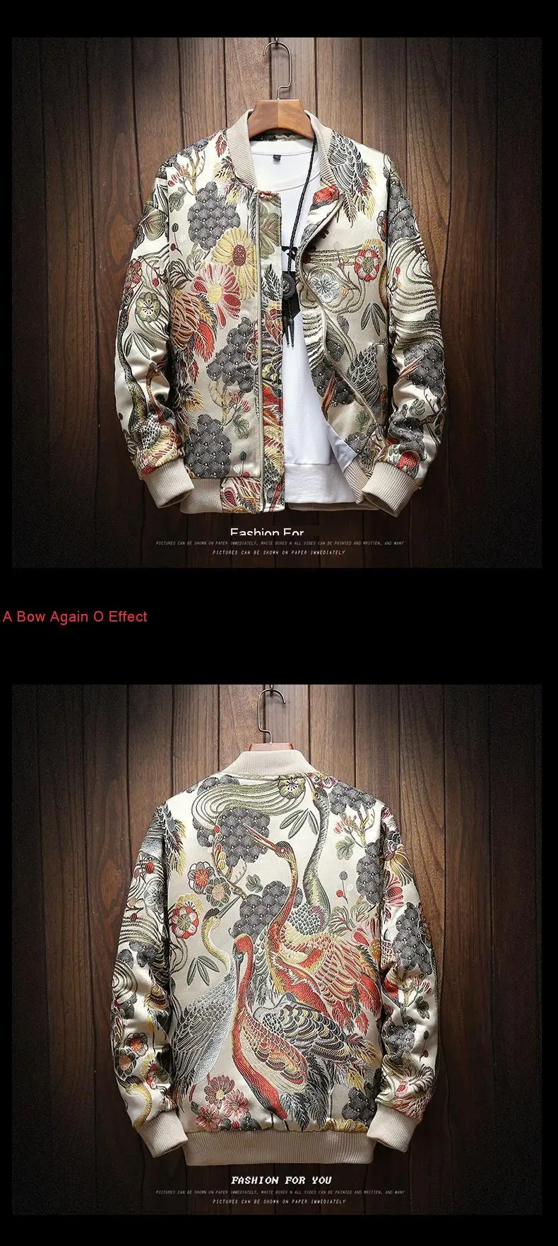 Japanese Embroidered Jacket Men Sping New Hip Hop Streetwear Bomber Jacket Men's Clothes Veste Homme