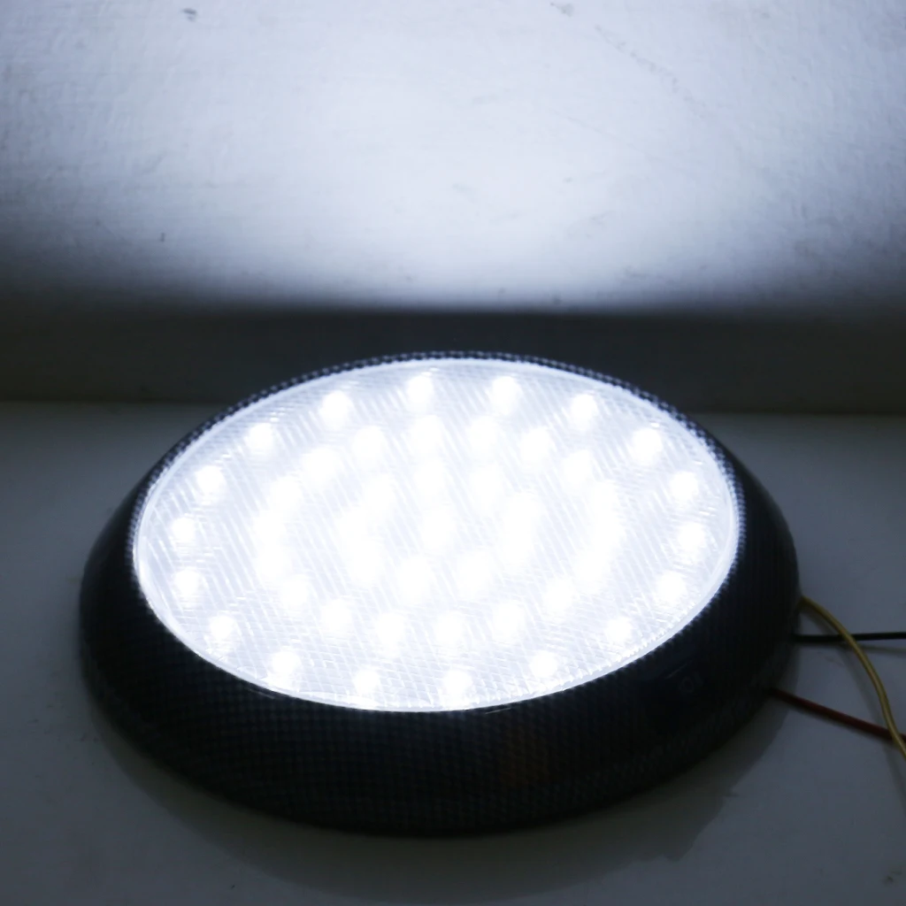 

Replacement White DC12V 46-LED Car Vehicle Interior Roof Ceiling Dome Light Round Lamp
