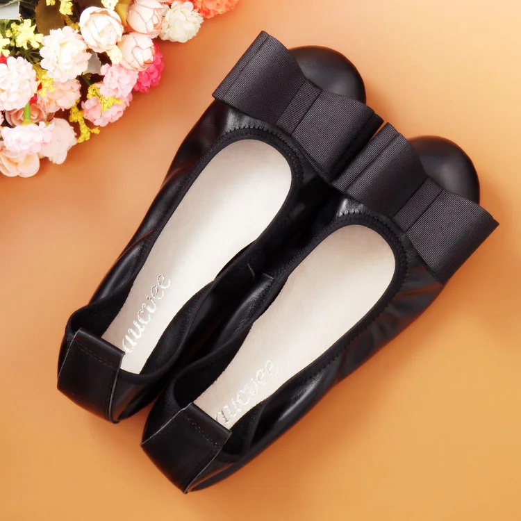 Spring and Autumn Flats for font b Women b font Flat heel Shoes Fashion bowknot Flats
