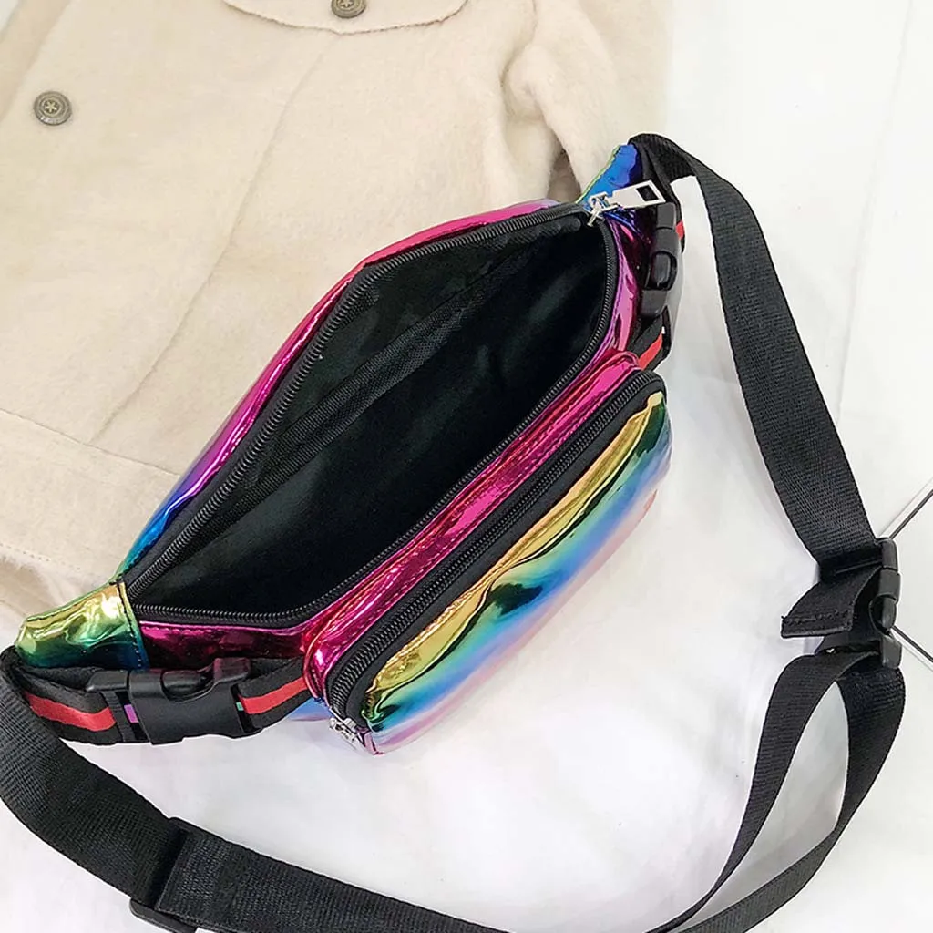 Поясная Сумка для женщин, модная новинка, многофункциональная цветная сумка-мессенджер на плечо, карман на груди, сумка на пояс, сумка