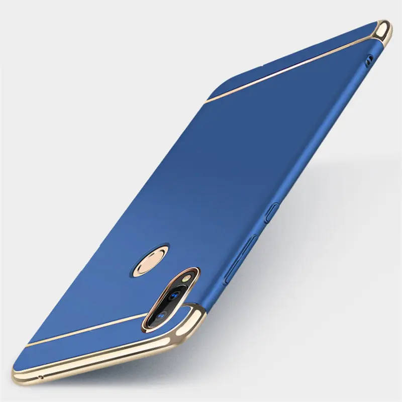 

For Huawei P20 / P20 Pro case Luxury 3 in 1 Plating Hard PC Protective Full Back Cover For Huawei P20 Lite Matte Coque Capa