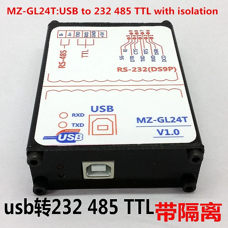 Модуль последовательного порта USB 232 485 ttl на RS232 конвертер COM изолированный