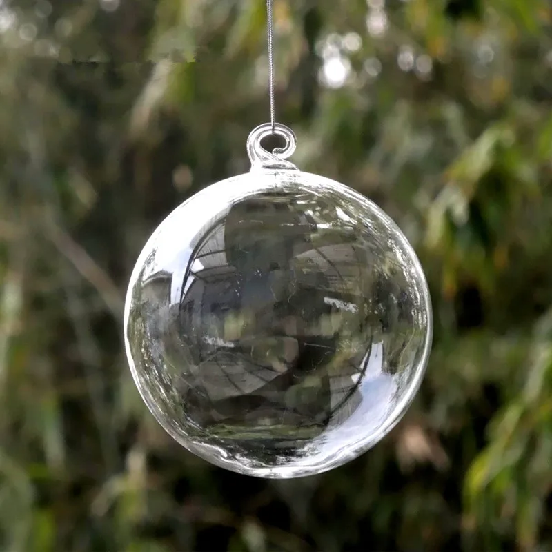 Diameter 15cm Big Size Christmas Ball Transparent Glass Globe Hotel School Window Wedding Decoration Glass Ball Christmas Day Ball Ornaments Aliexpress