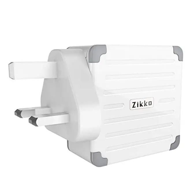 Zikko eLUGGAGE L дорожный адаптер PD 45W QC 3 0 USB C настенное зарядное устройство для США