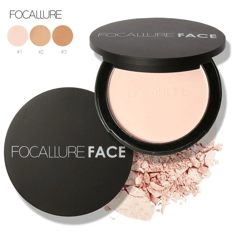 Focallure face powder Foundation Dry wet use Fixing Compact Pressed