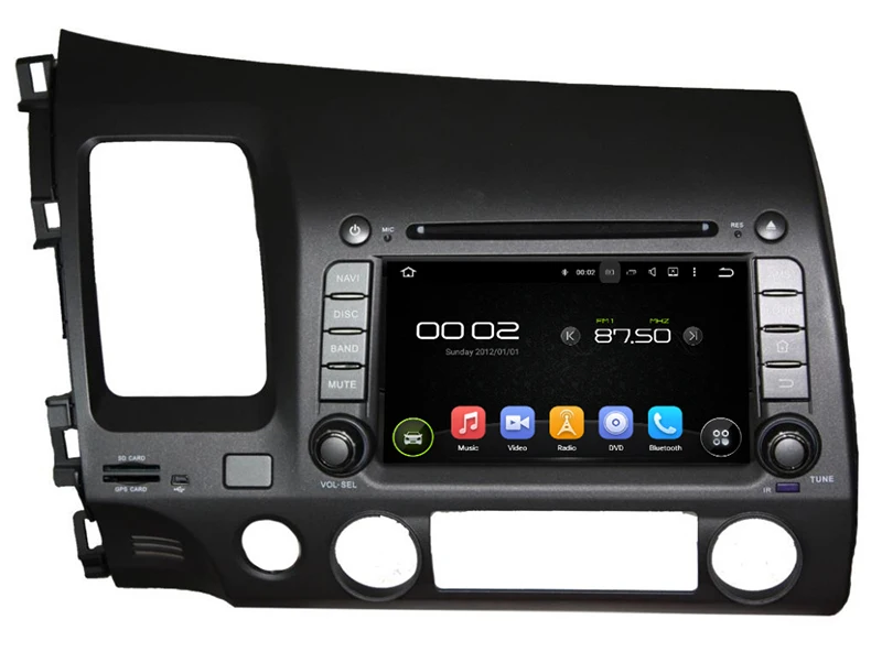 Quad-Core-16GB-ROM-Android-5-1-1-Car-DVD-PC-For-Honda-Civic-2006-2011
