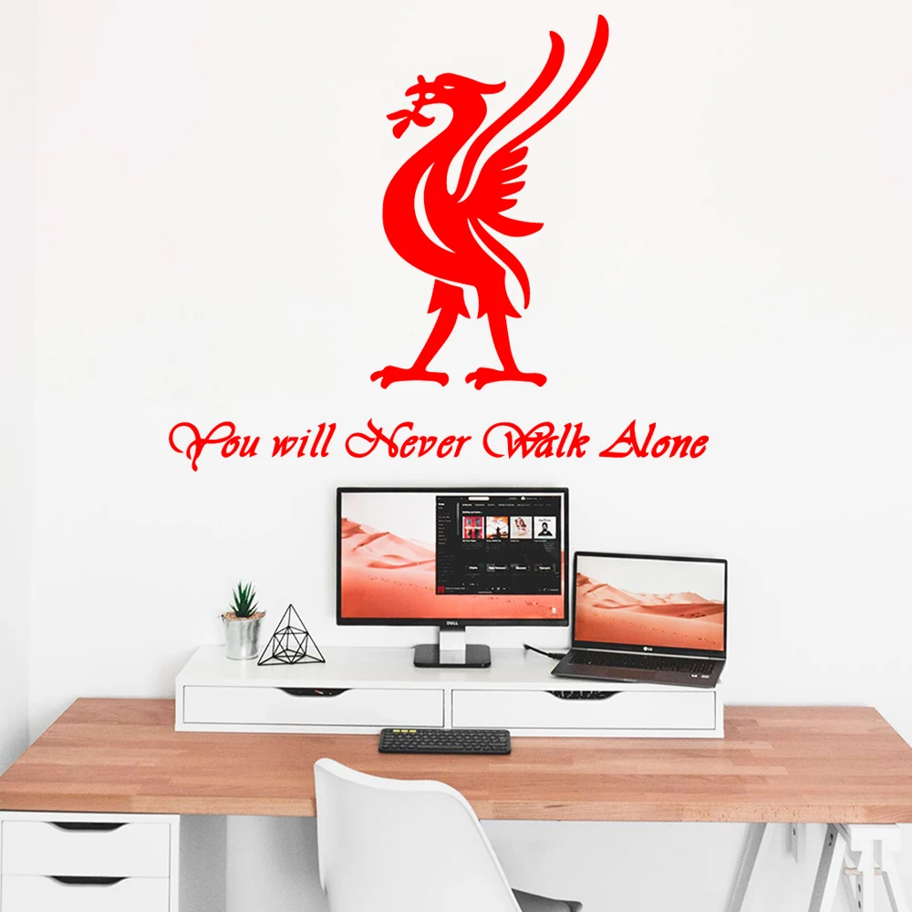 Excellent Liverpool FC Wall Art Decals Football Club Phrase Inspiration