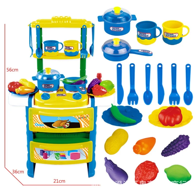 Двор Пластик образования Игрушечные лошадки Кухонные игрушки для детей Кухня игрушки развивающие Игрушечные лошадки