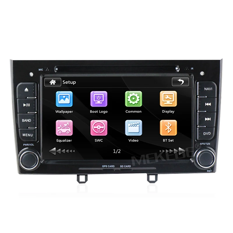 MEKEDE 7 дюймов HD экран автомобильный DVD стерео gps навигация для peugeot 408& 308 gps RDS 3g SWC Радио Стерео 1080P видео