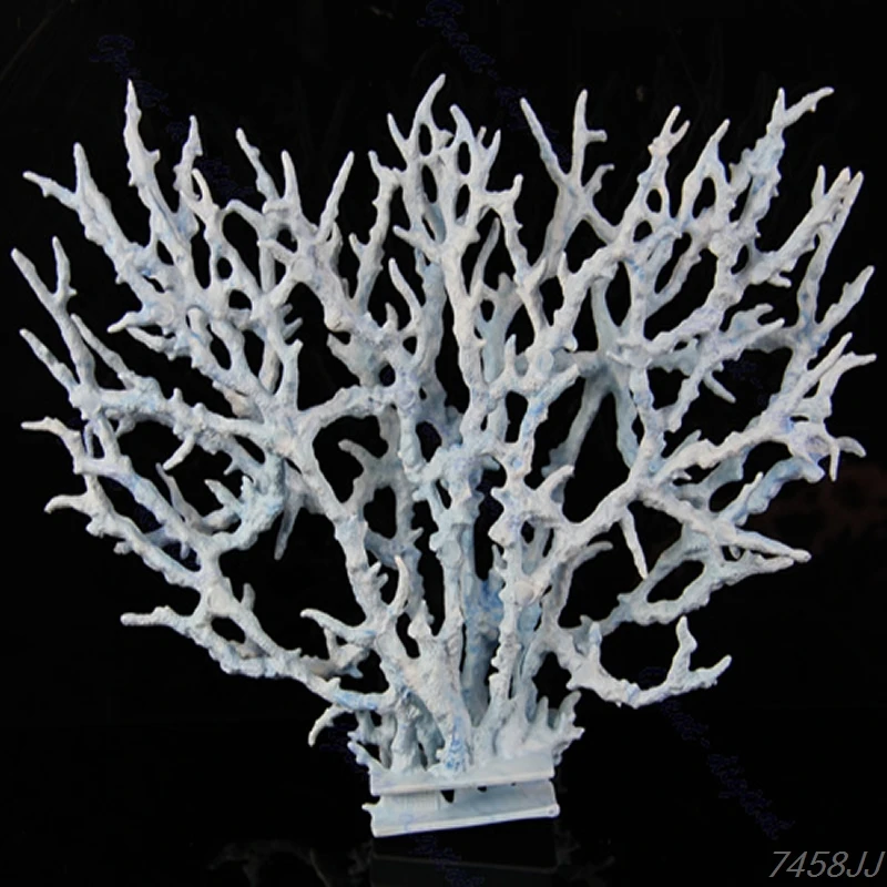 2 шт. 2 цвета аквариумные рыбки Искусственный Риф Коралловое дерево растения украшения Подводные украшения Ландшафтные украшения