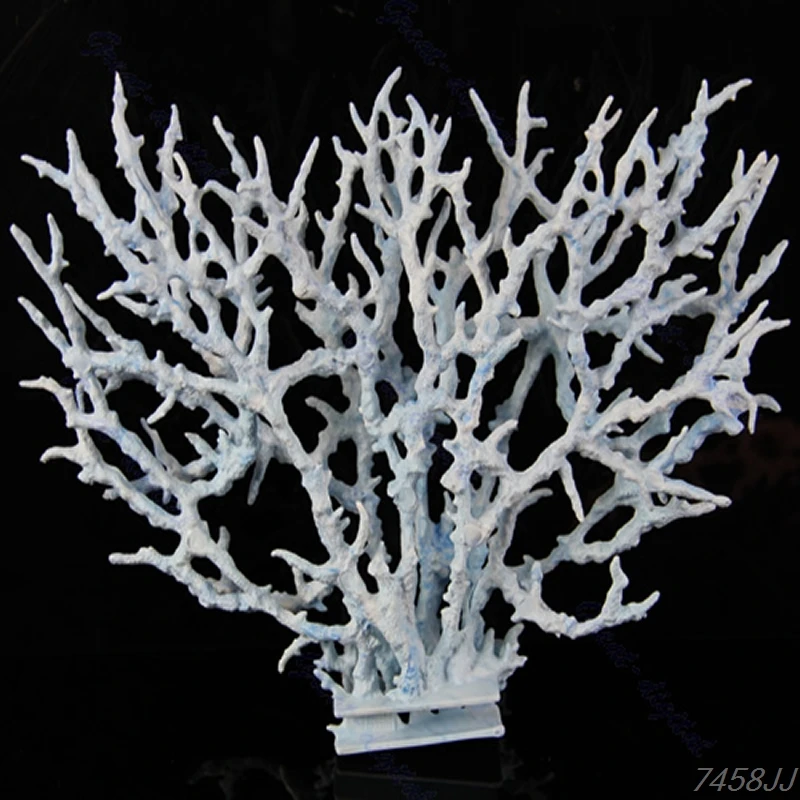 

2 Pcs 2 Colors Aquarium Fish Tank Faux Artificial Reef Coral Tree Plants Decoration Underwater Ornaments Landscape Decorations