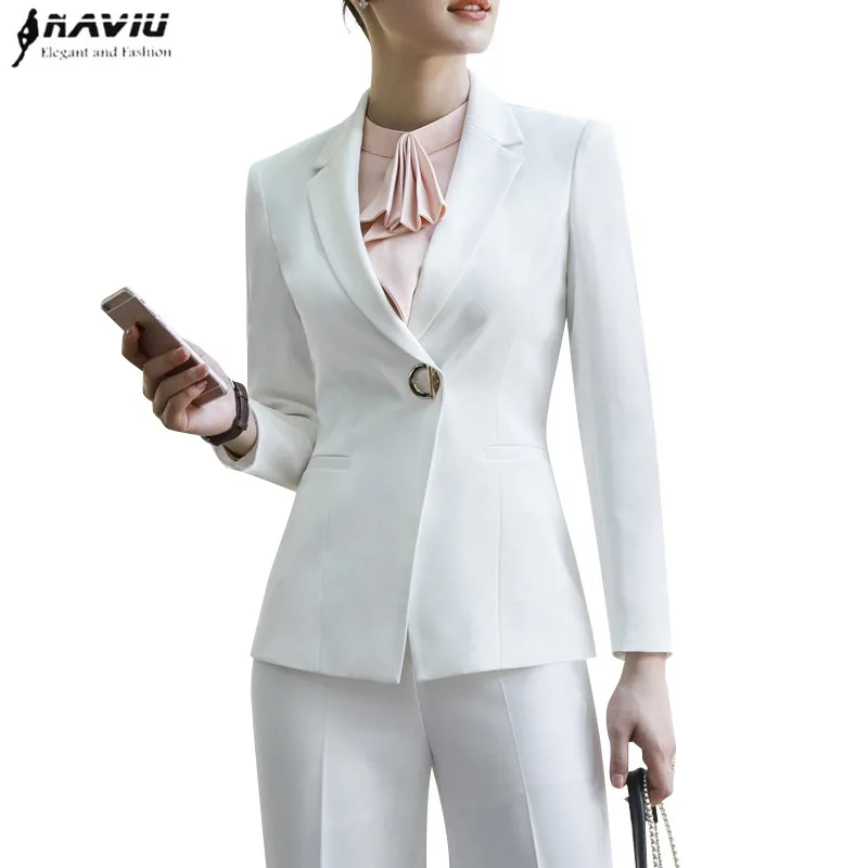 womens white pants suits dressy
