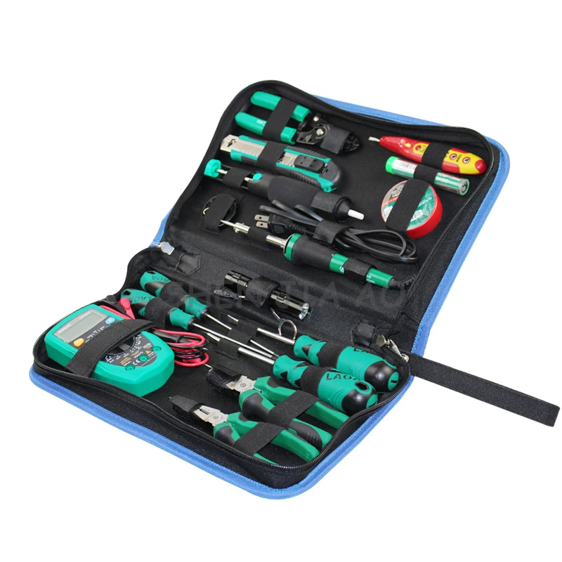 Electric soldering iron multimeter suit household use maintenance telecommunications kit tools Electric soldering iron multimeter suit household use maintenance telecommunications kit tools