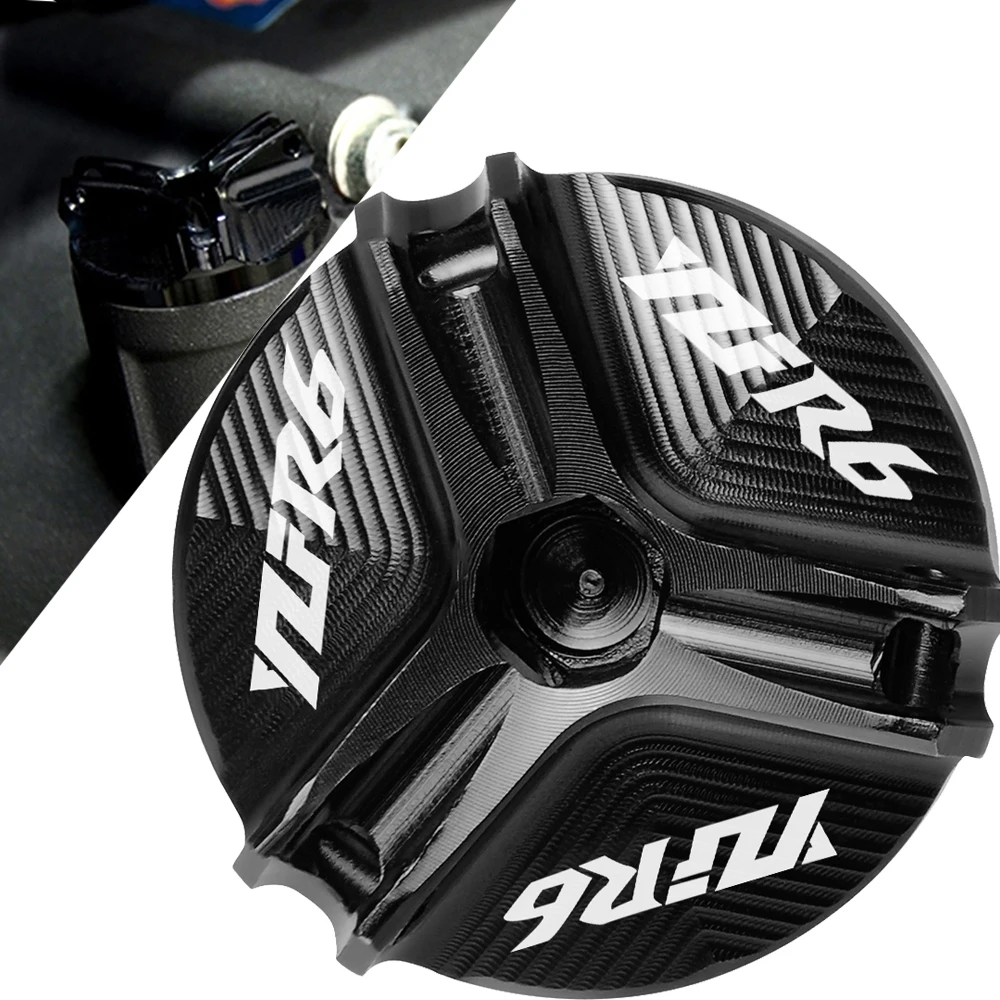 

For YAMAHA YZF R6 YZFR6 YZF-R6 2005-2016 Motorcycle Engine Oil Filter Cup Oil Fill Cap Plug Cover Screw Motor Accessories