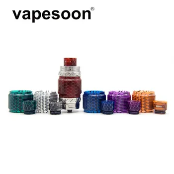 

vapesoon Snake Skin Resin Cobra Drip Tip with Replacement Bulb Tube for SMOK TFV12 Sub Ohm Tank Atomizer