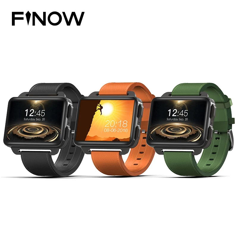 

Finow DM99 Smart Watch Mobile Phone 1GB+16GB Heart Rate Monitor 3G SIM Card WIFI GPS Sports Smartwatch