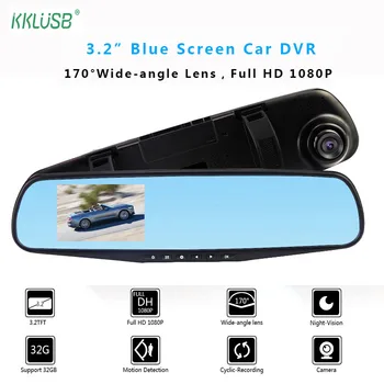 3.2 Inch Dash Cam Car DVR Driving Recorder HD Screen Night Vision 170 Wide Angle USB Video TF Auto Camera Automovil Camara Coche