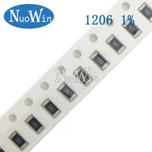 200 шт./лот 1206 SMD резистор 1% 0,5 0,51 0,56 0,62 0,68 Ом