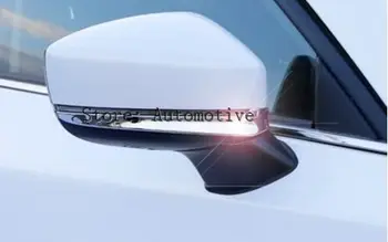 

For Mazda Cx-5 2012 2013 2014 Chrome Door Side Mirror Cover Rear View Trim Molding Garnish Strips Decoration Protector 2pcs
