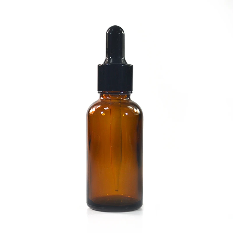 

100pcs*30ml amber Glass dropper bottle 1OZ Refillable Empty essential oil bottle e liquid ejuice glass bottle Aromatherapy