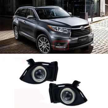 

Superb LED Bulbs COB Fog Lights Source Angel Eye Bumper Cover Fit For Toyota Highlander 2015