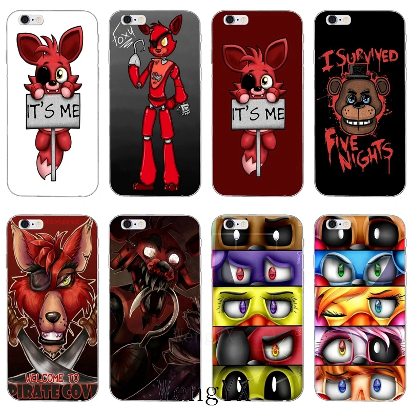 

Fnaf Plush Foxy funny slim Ultra Thin TPU Soft phone cover case For Xiaomi Redmi 3 3s 4 4A 4x 5 plus pro Note 3 4 5 5A