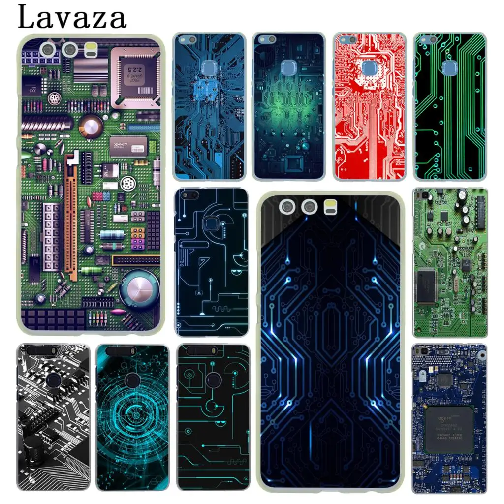

Lavaza Technology Circuit board Motherboard Case for Huawei P30 P20 P9 P10 Plus P8 Mate 20 Pro Lite Mini 2016 2017 P smart 2019